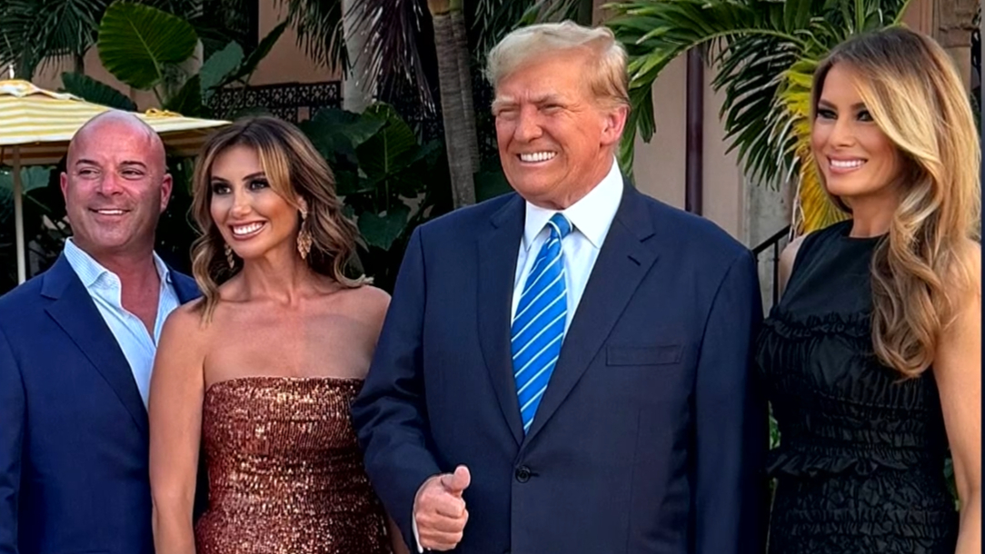 Melania Trump makes rare appearance with Donald Trump