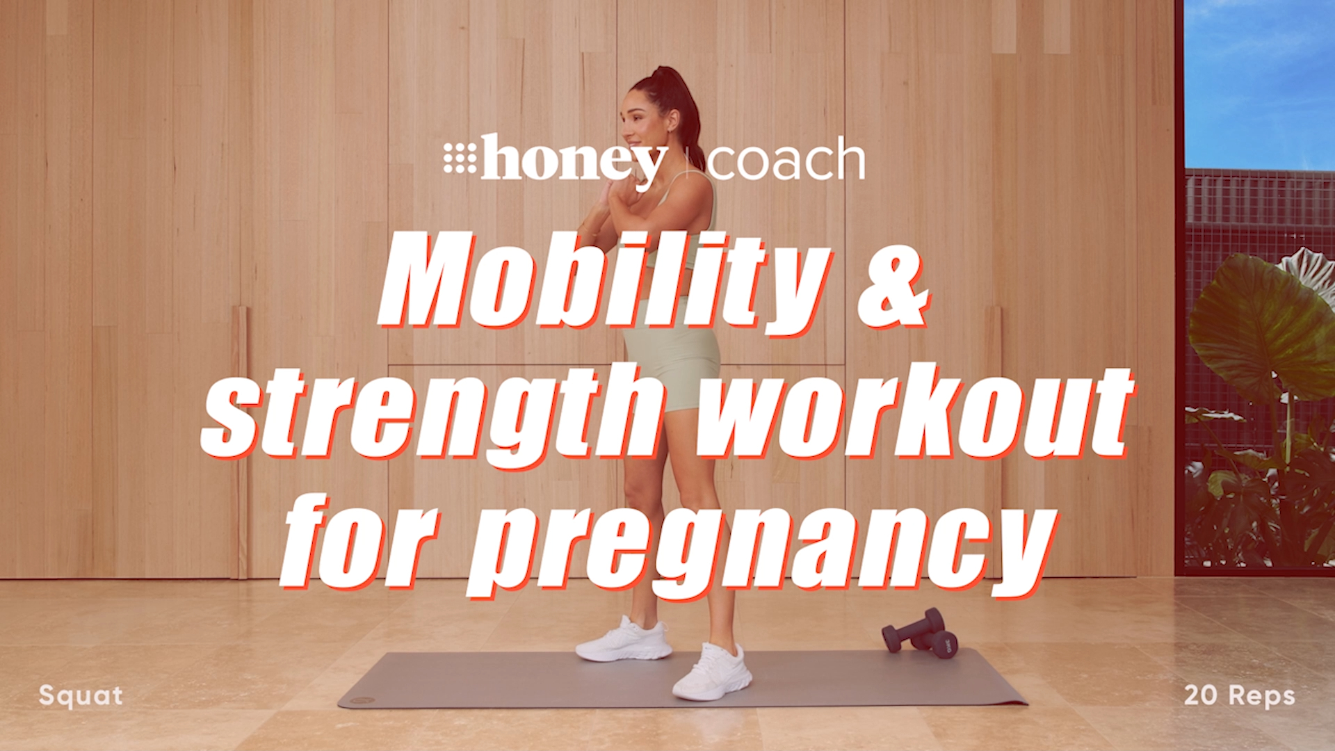 Kayla Itsines shares a pregnancy-friendly mobility and strength workout