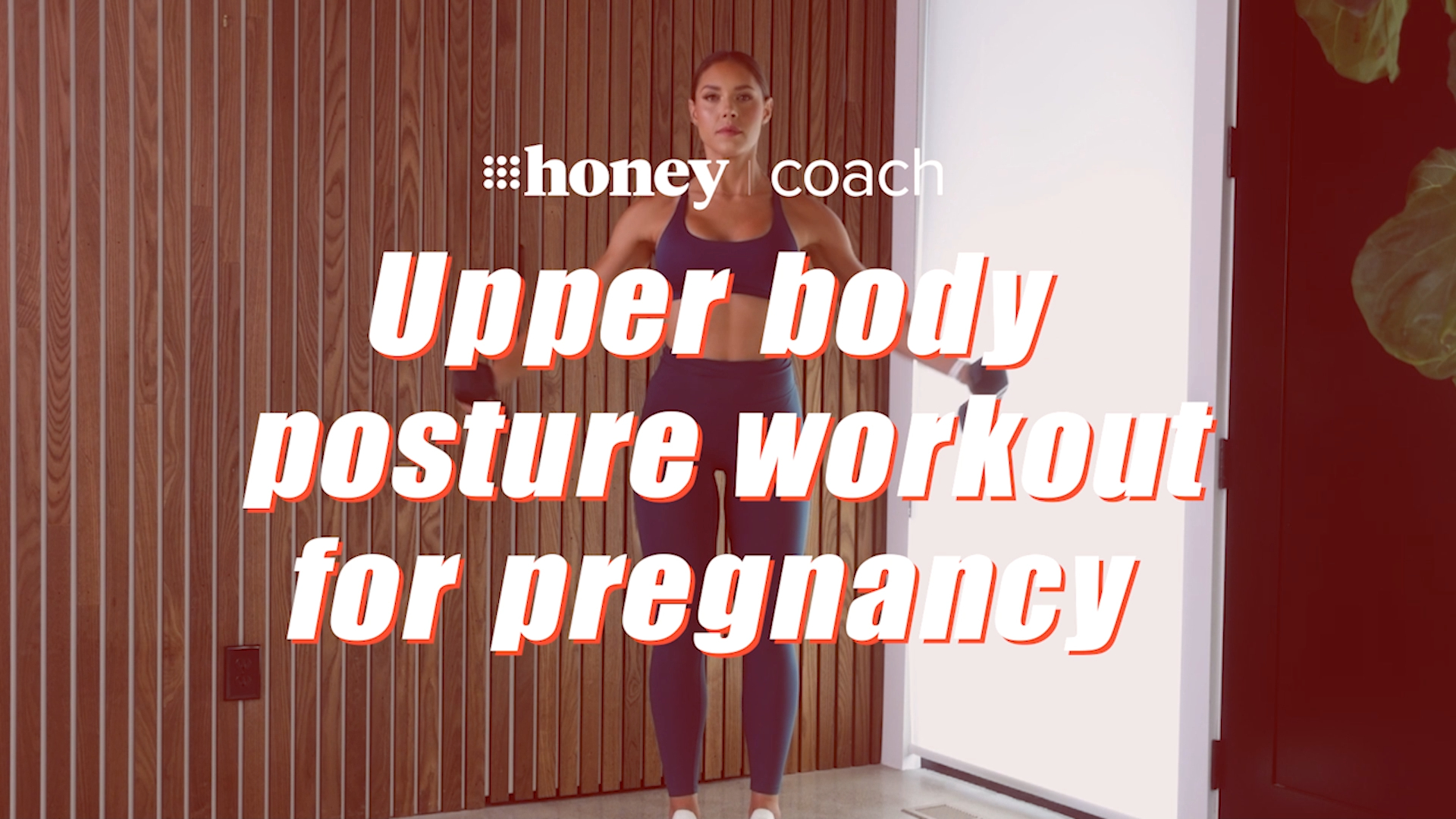 Kelsey Wells' upper body posture workout for pregnancy