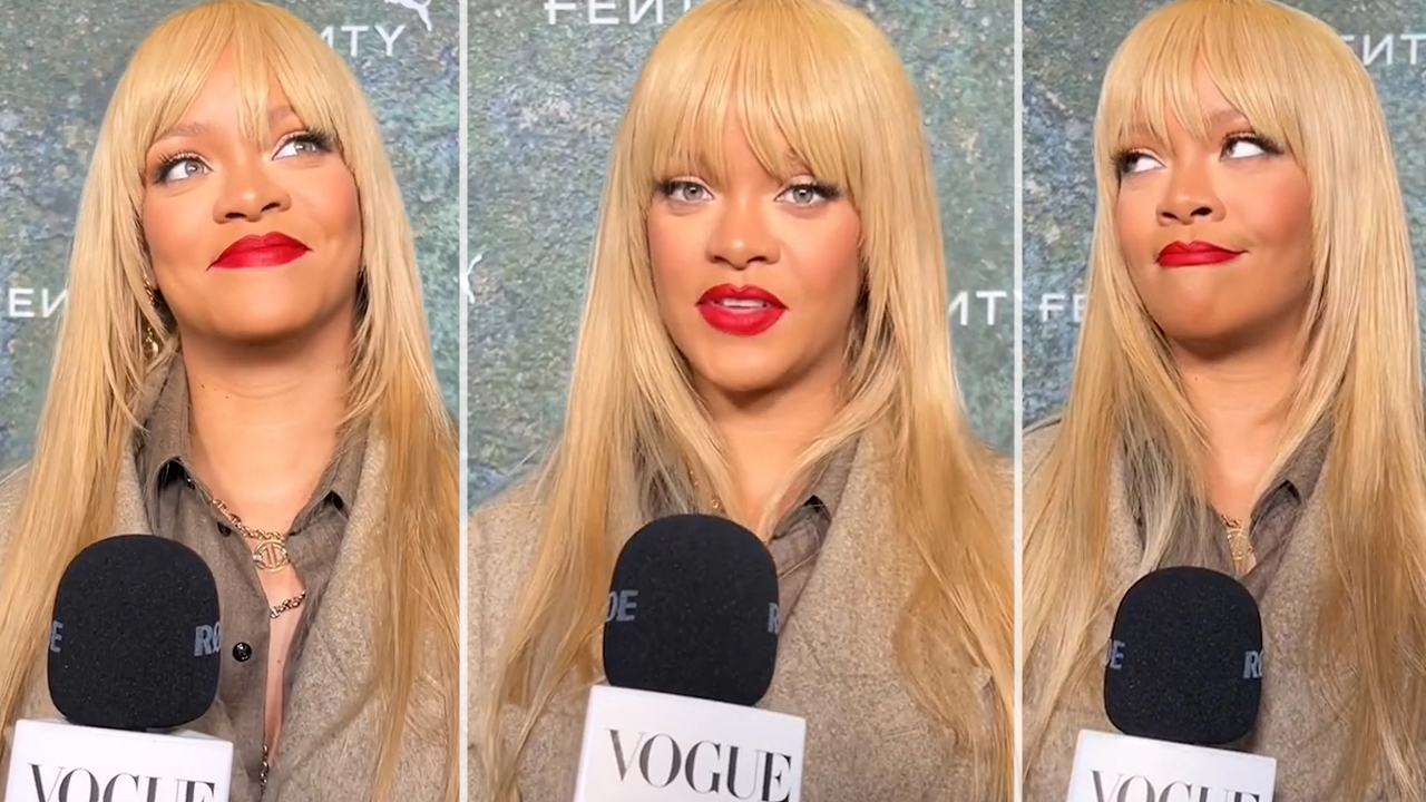 Rihanna says she questions her past iconic fashion looks